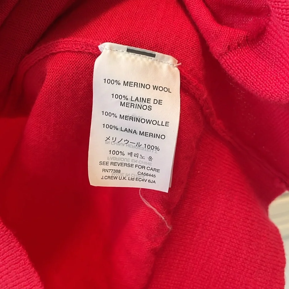 J. Crew Merino Wool Pink Top